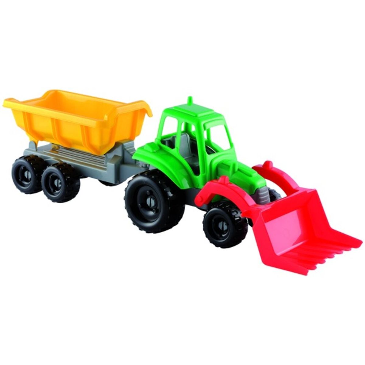 Traktor m/trailer 52cm