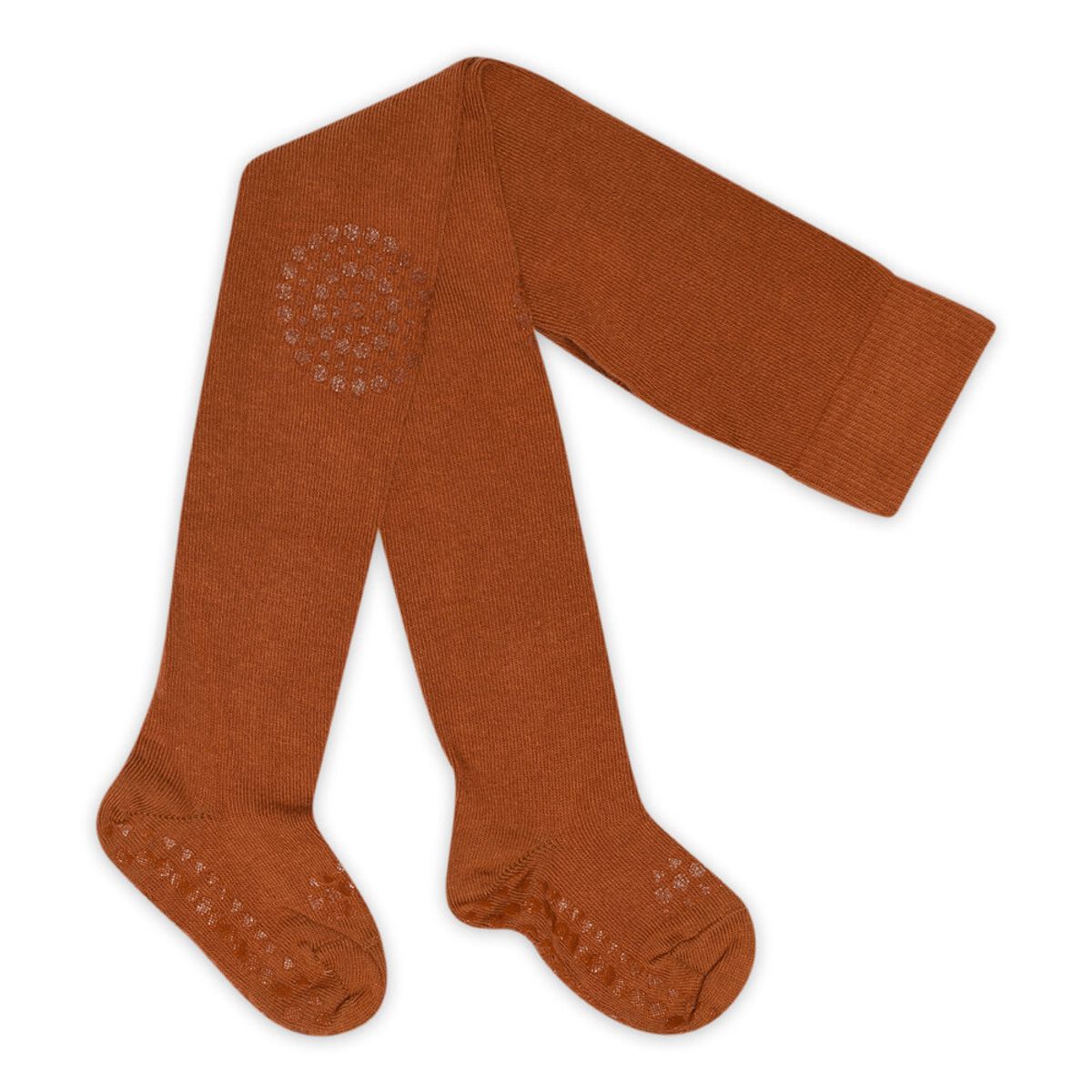 Kravle Strømpebukser - CARAMEL - 6-12M