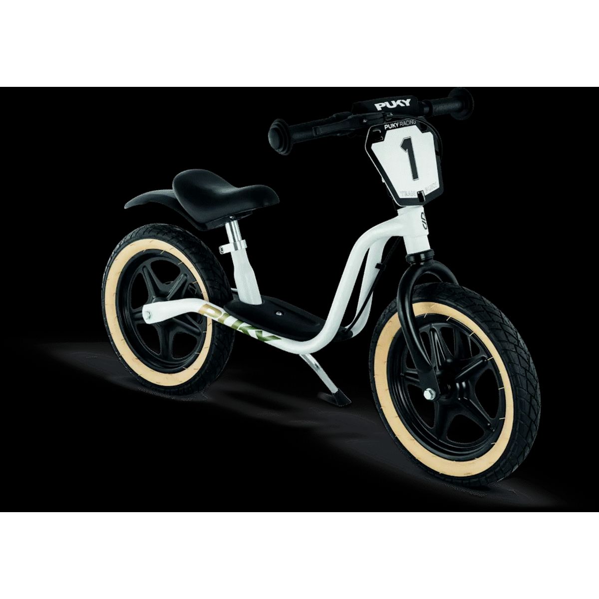 LR 1L BR SUPERMOTO Løbecykel Hvid/Sort