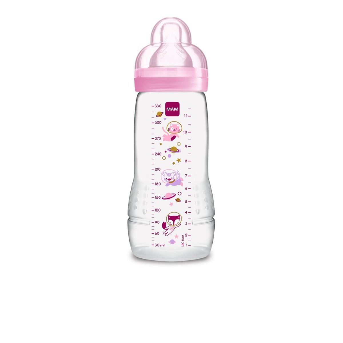 MAM Easy Active Baby Bottle 330ml - Pink