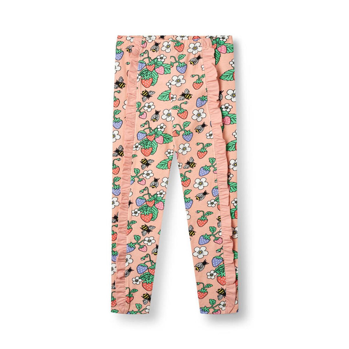 Leggings med jordbær - 536 - 5-6 ÅR