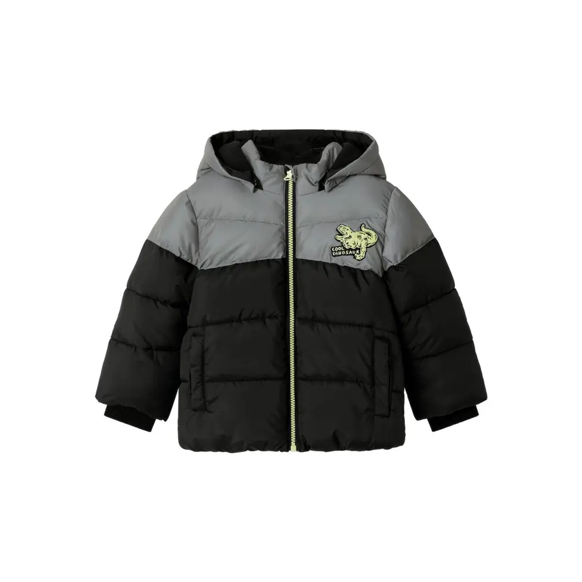 Morten puffer jakke dino - BLACK - 98