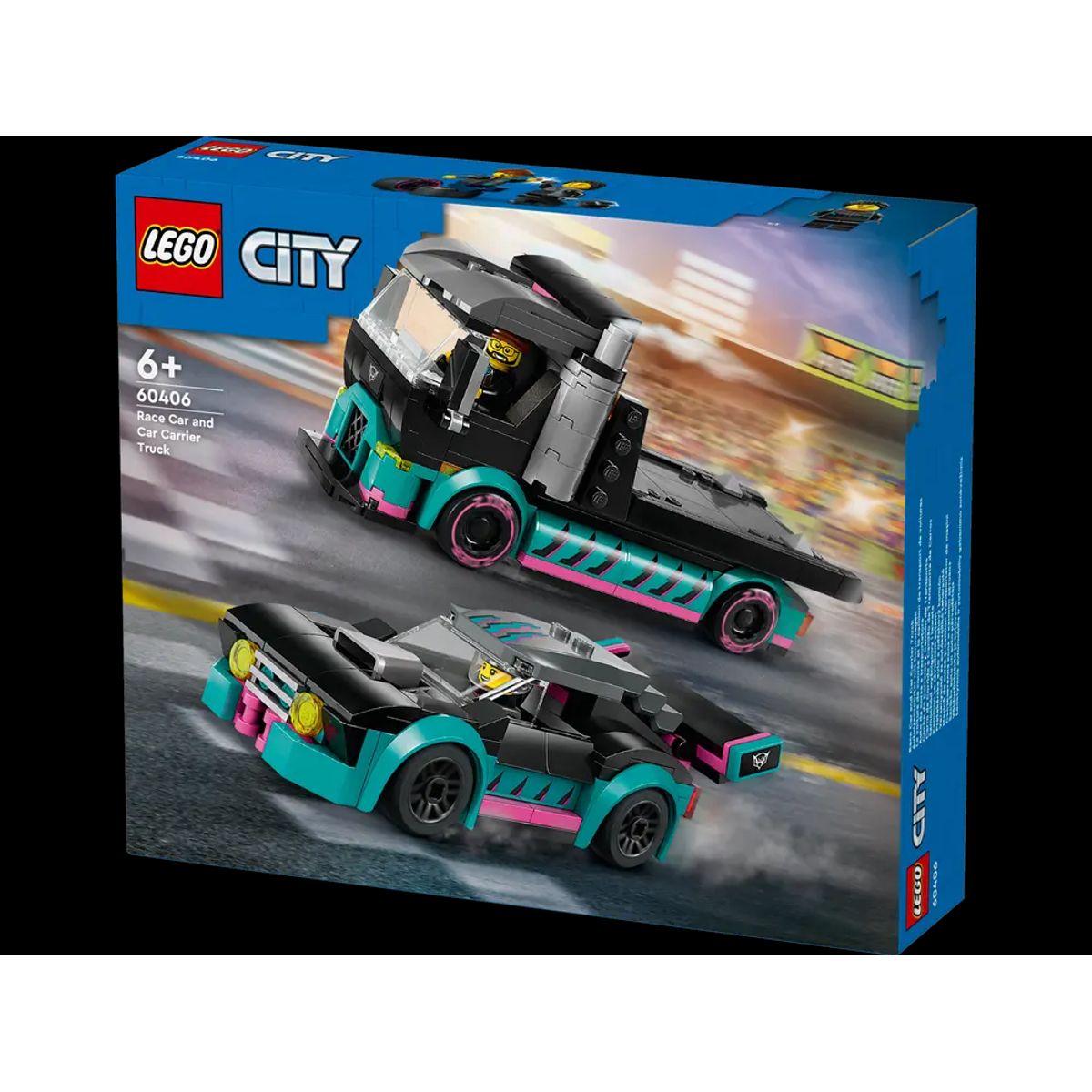 Racerbil og biltransporter 60406 LEGO ® City