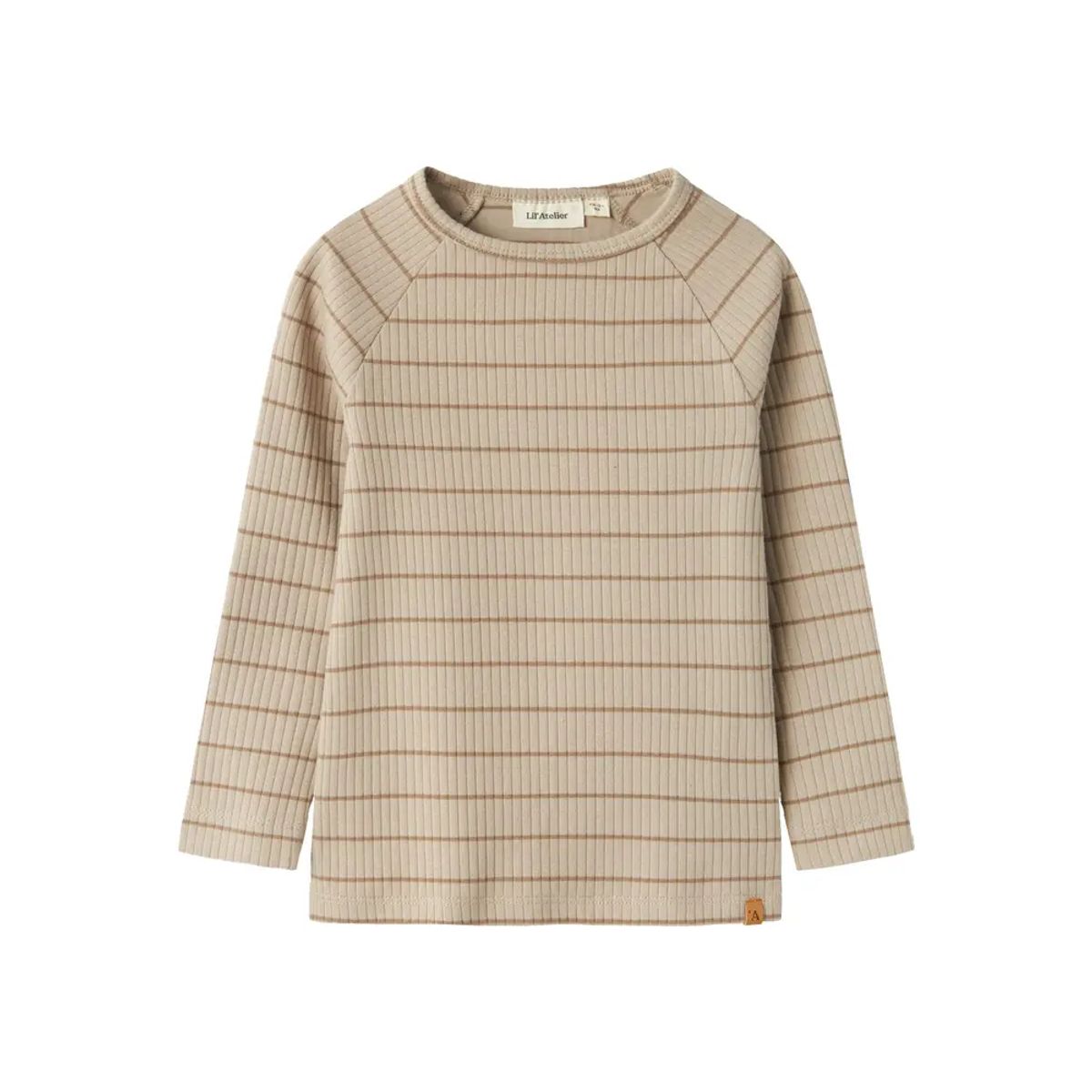 Kail langærmet slim top - PURE CASHMERE - 110