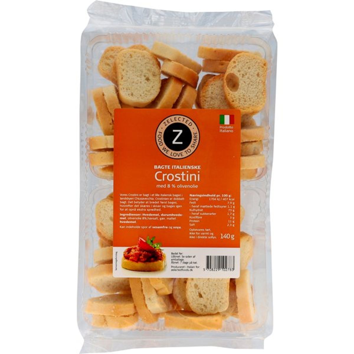 Crostini 140g Zelected