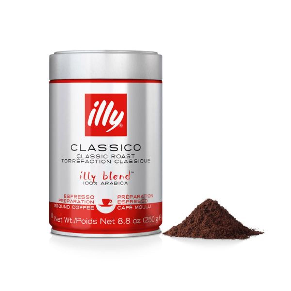 Illy Classic Roast Malet Kaffe 250g