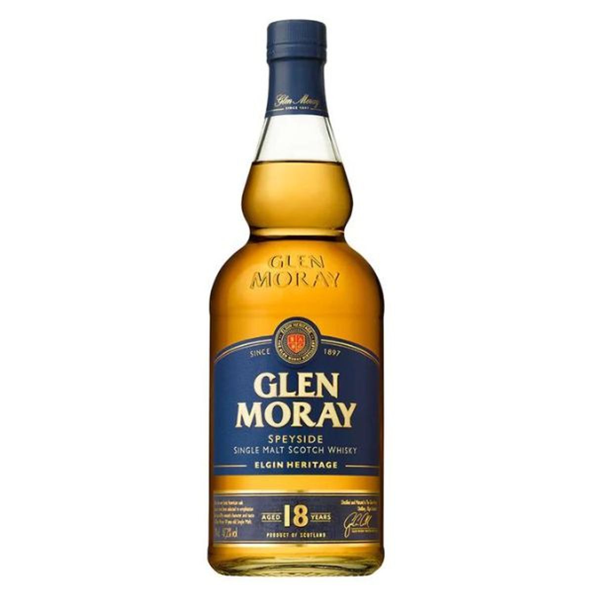 Glen Moray Speyside Single Malt 18 Yo Fl 70