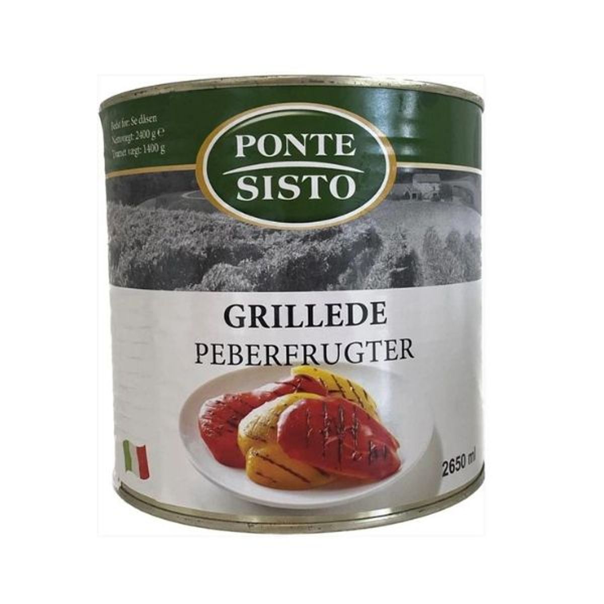 Grillet Peberfrugt i Olie Ds 2,4 Kg