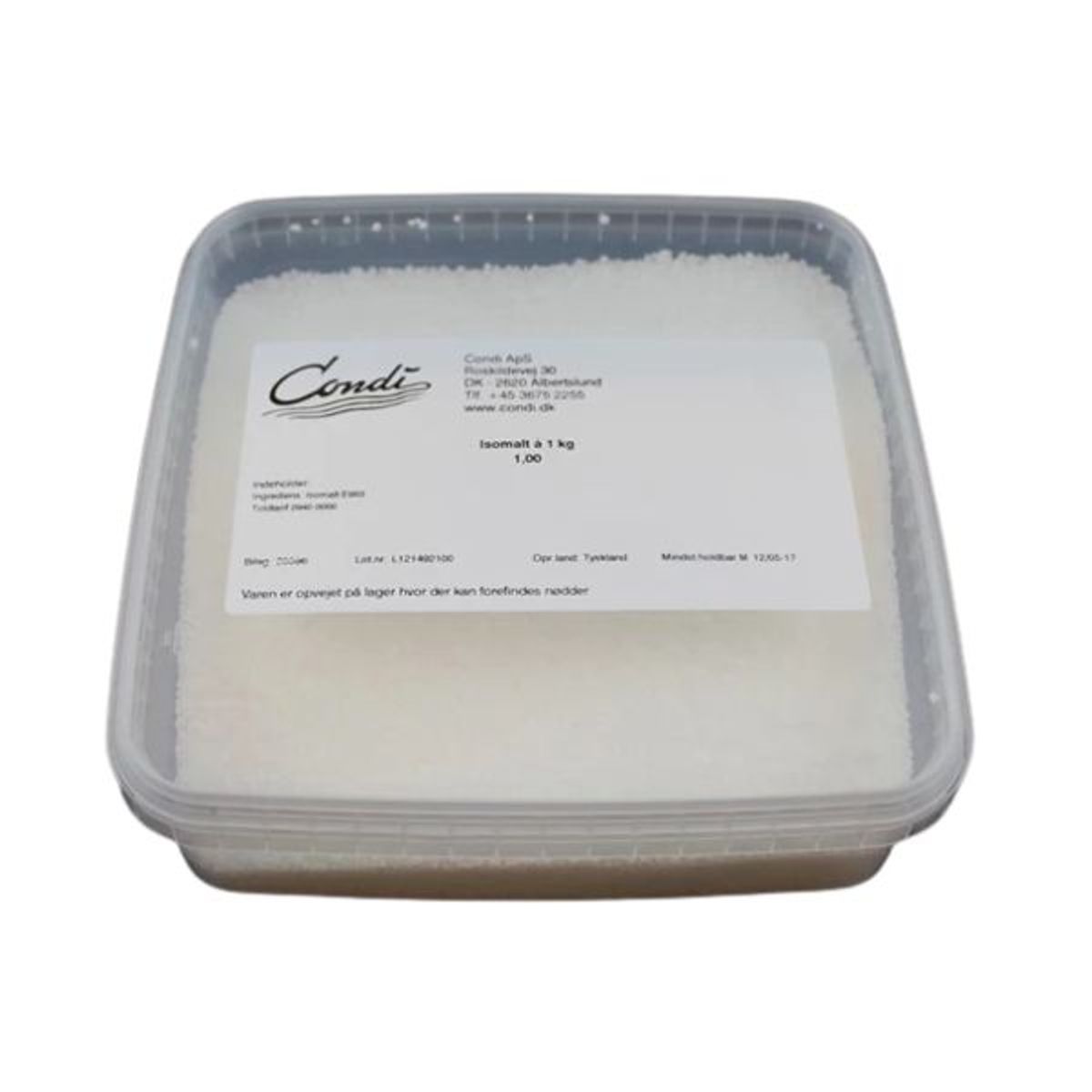 Malt/isomalt Sukkererstatning Condi 1kg