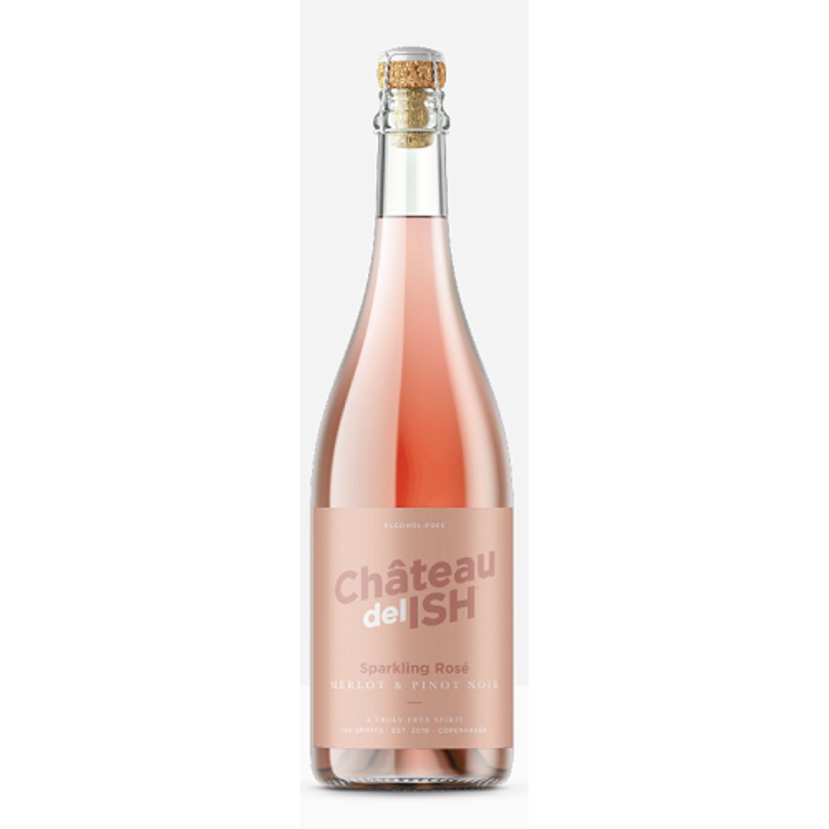 Chateau Del Ish Sparkling Rosé, Alkoholfri 75 Cl