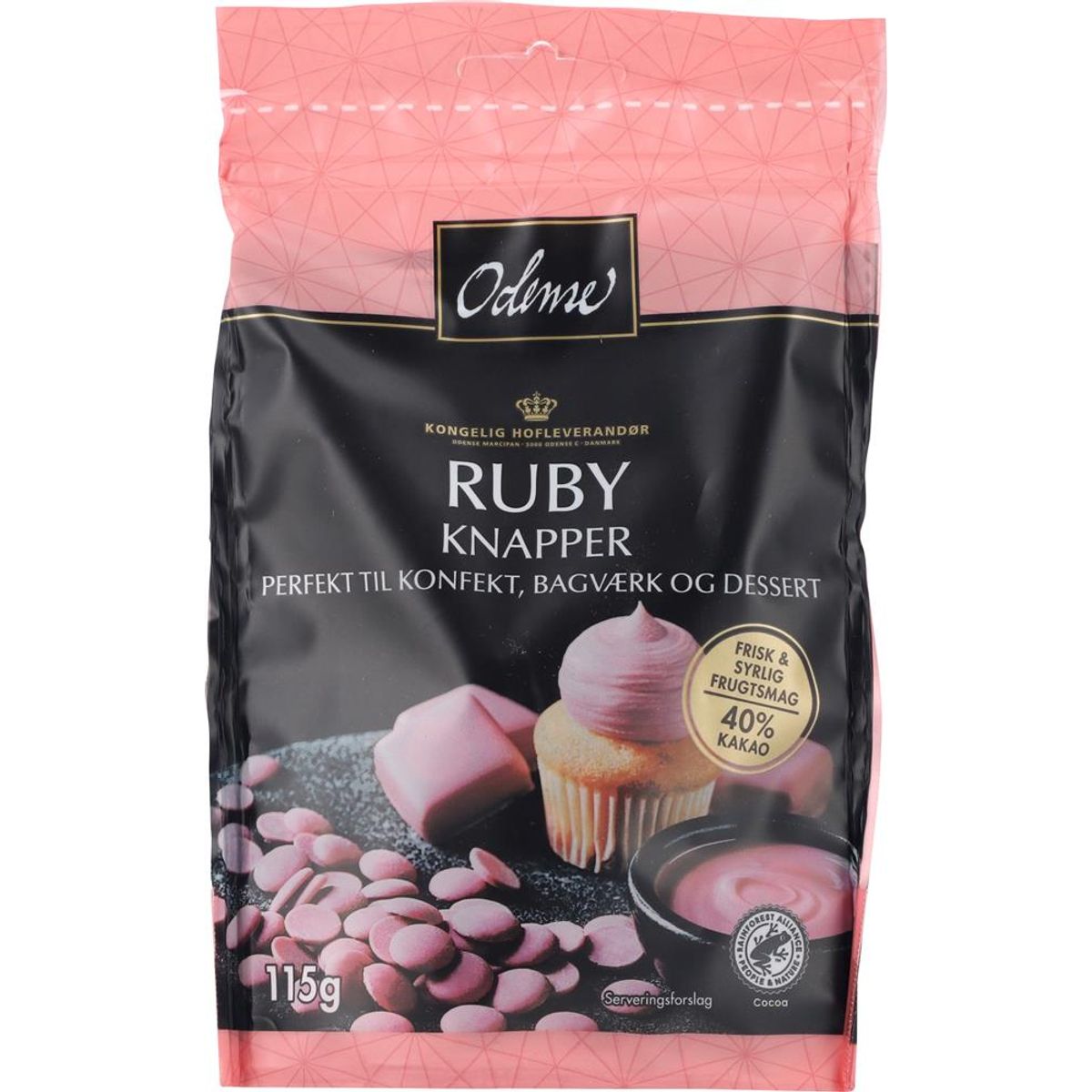 Chokoladeknapper Ruby Ps 115 G