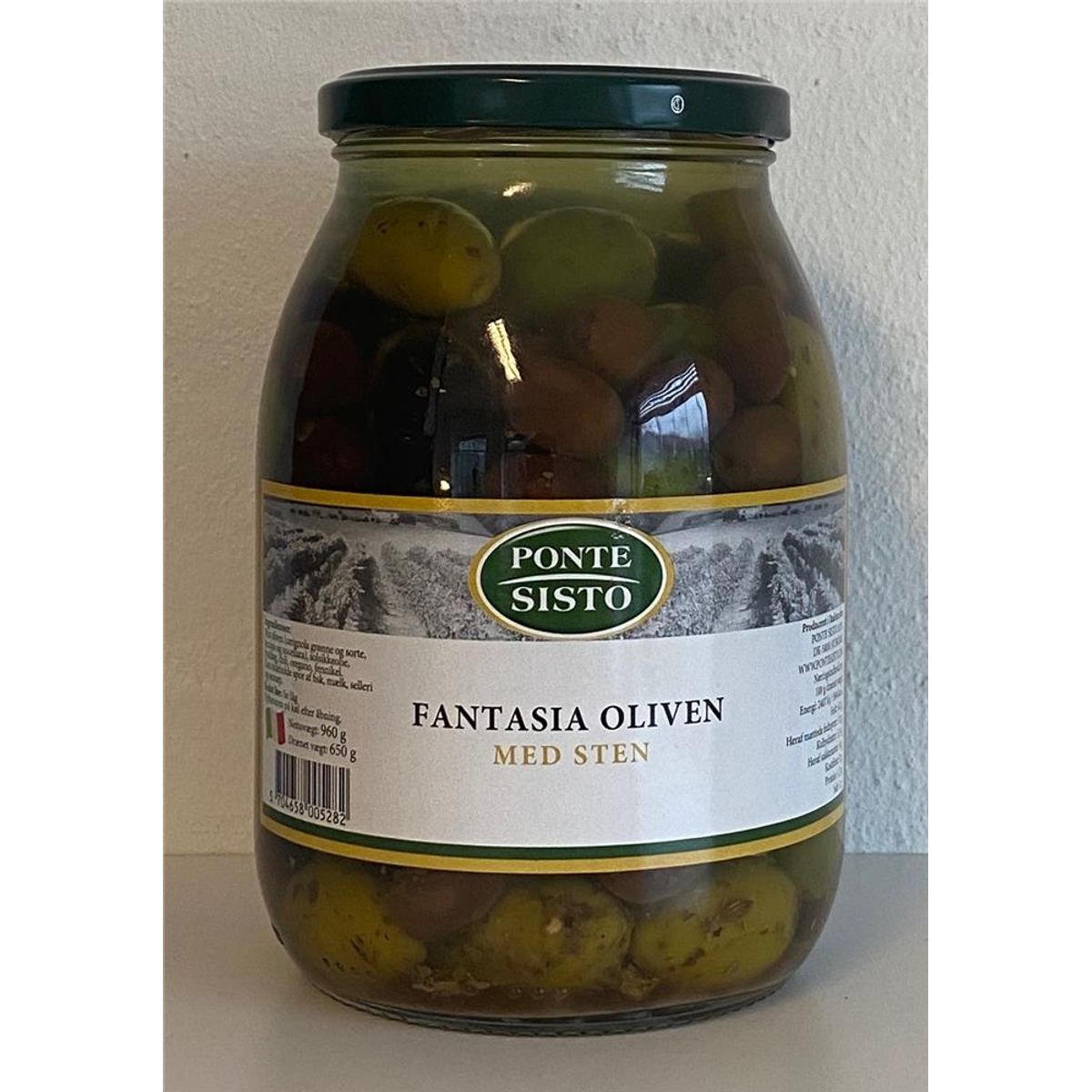 Fantasia Oliven Med Sten Gl 960 G