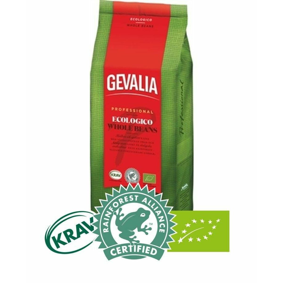 Kaffebønner Bæredygtig/øko 1kg Gevalia