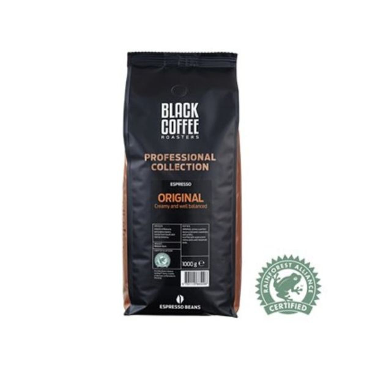 Black Coffee Roasters Pro Original Espresso 1 Kg Hele Bønner