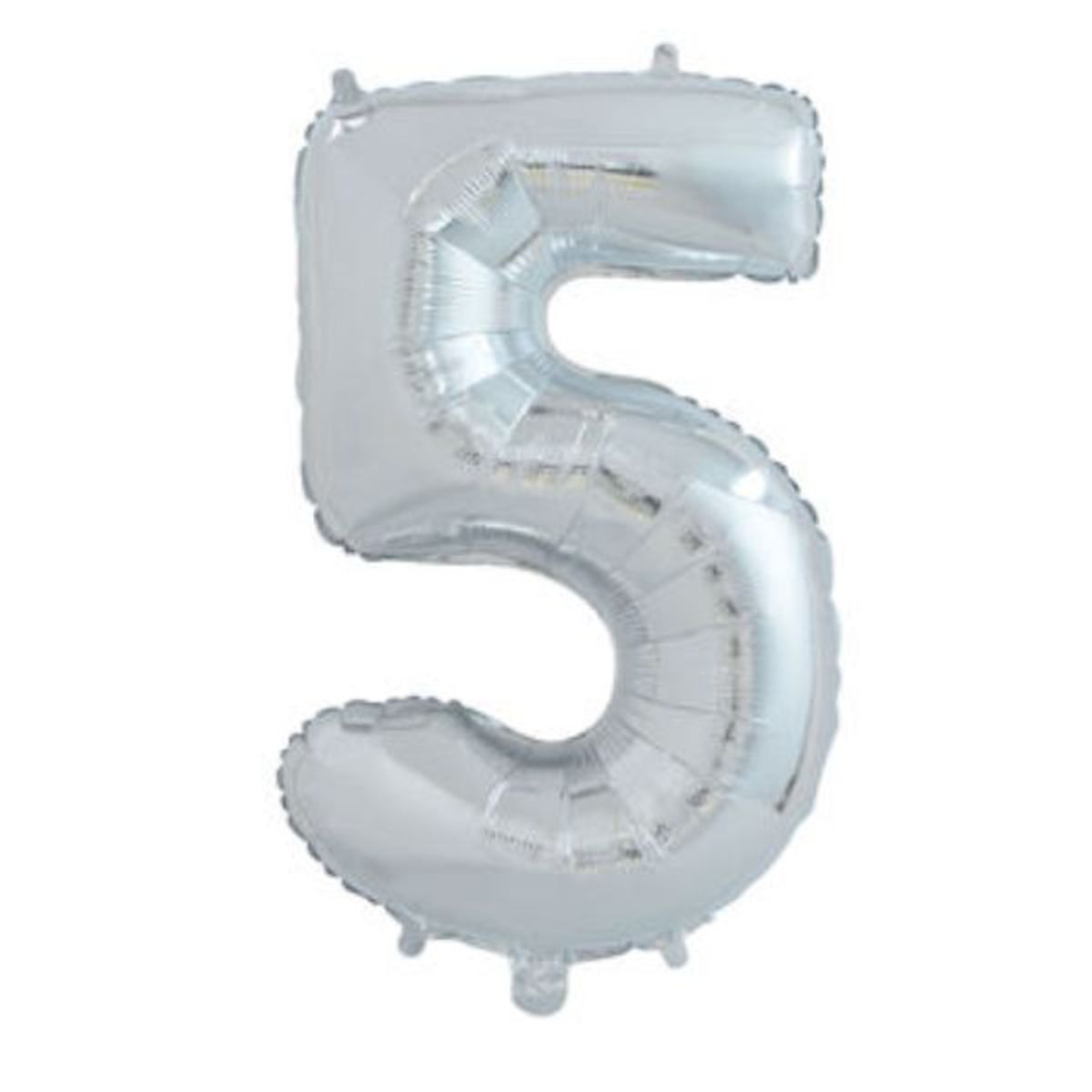 Ballon Nummer "5" 65 Cm.