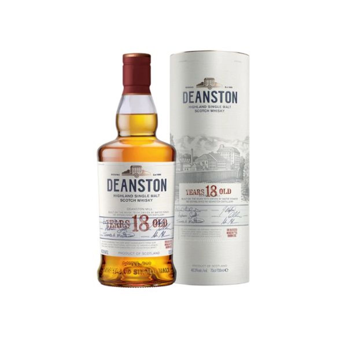 Deanston 18 Yo Bourbon Cask Highland Single Malt Fl 70