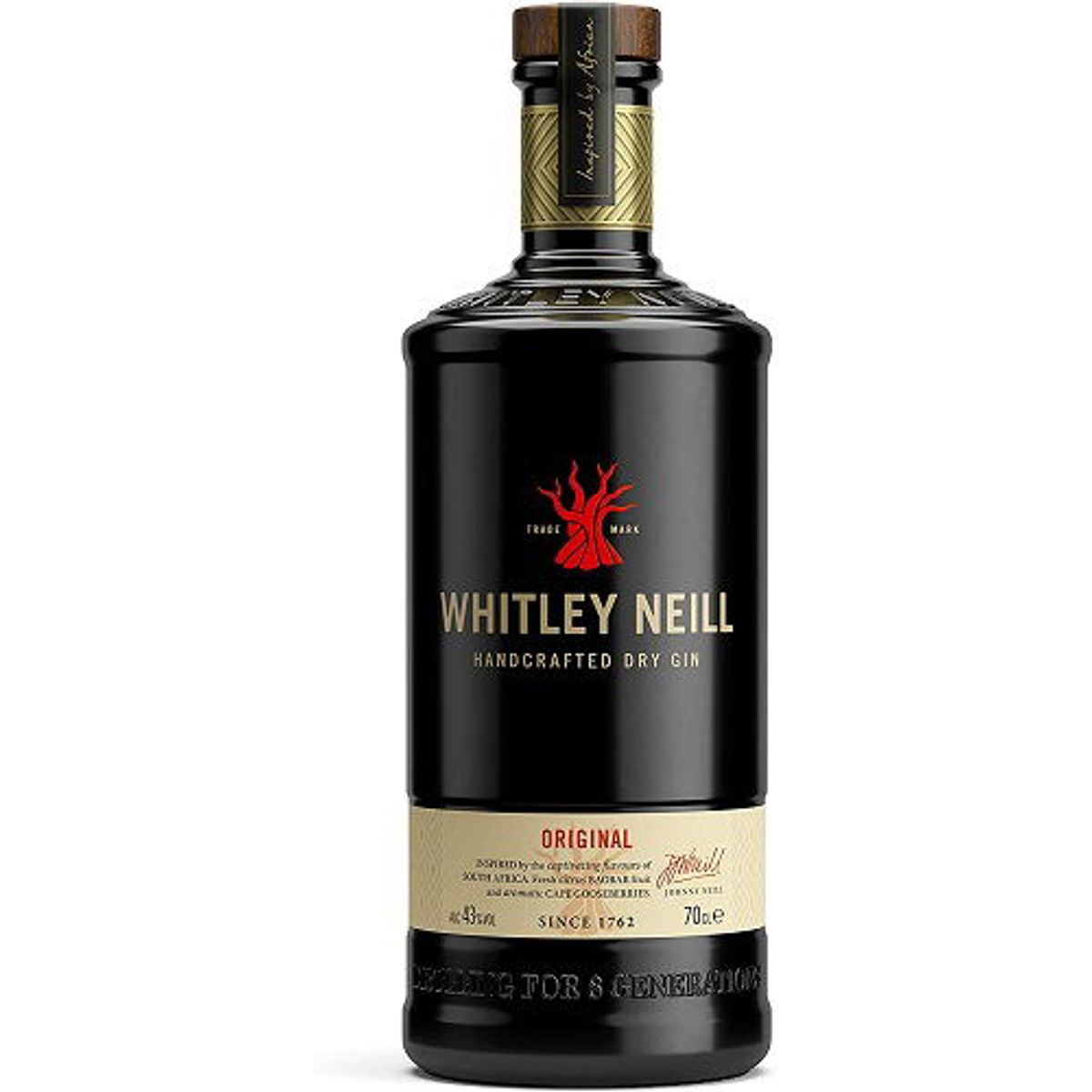 Whitley Neill Handcrafted Dry Gin Fl 70