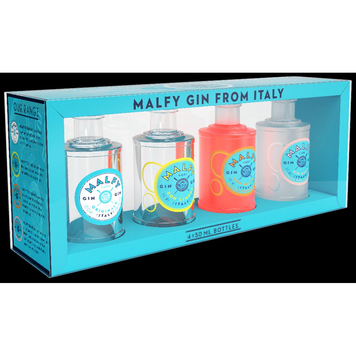 Malfy Gin Miniature Set 4x5cl/pk