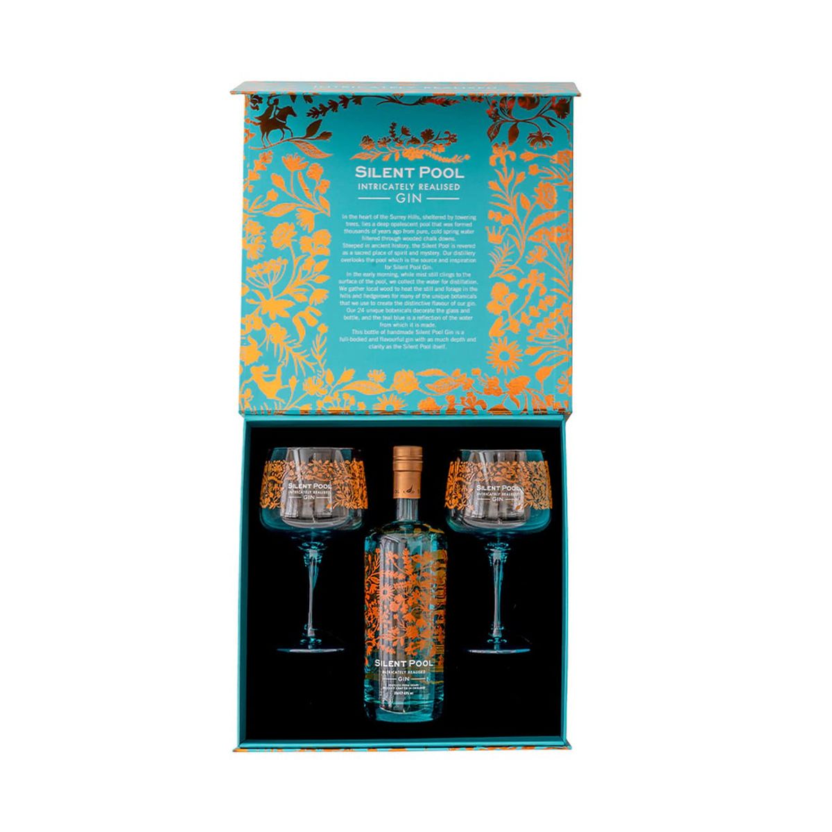 Silent Pool Gin Luxus Giftbox M/2 Glas