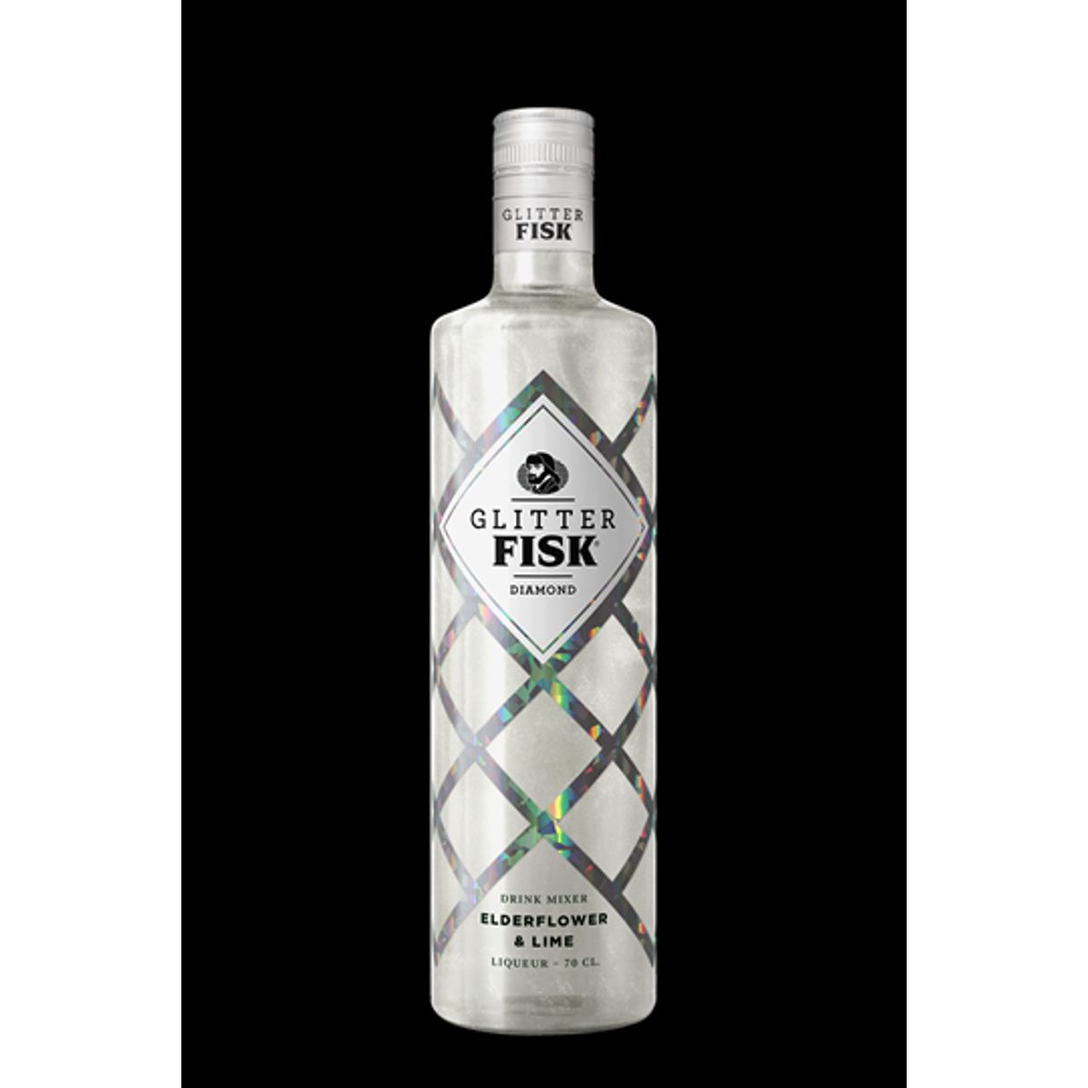 Glitter Fisk Diamond, Elderflower & Lime Fl 70