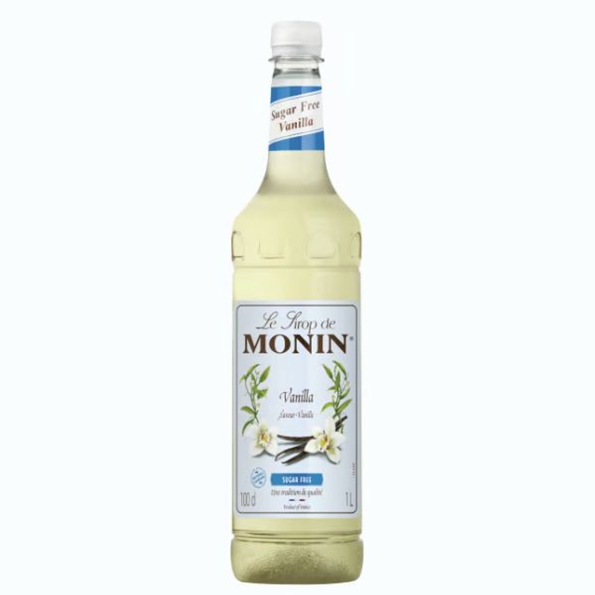 Monin Sirup Vanilje / Vanille, Sukkerfri Pet 100