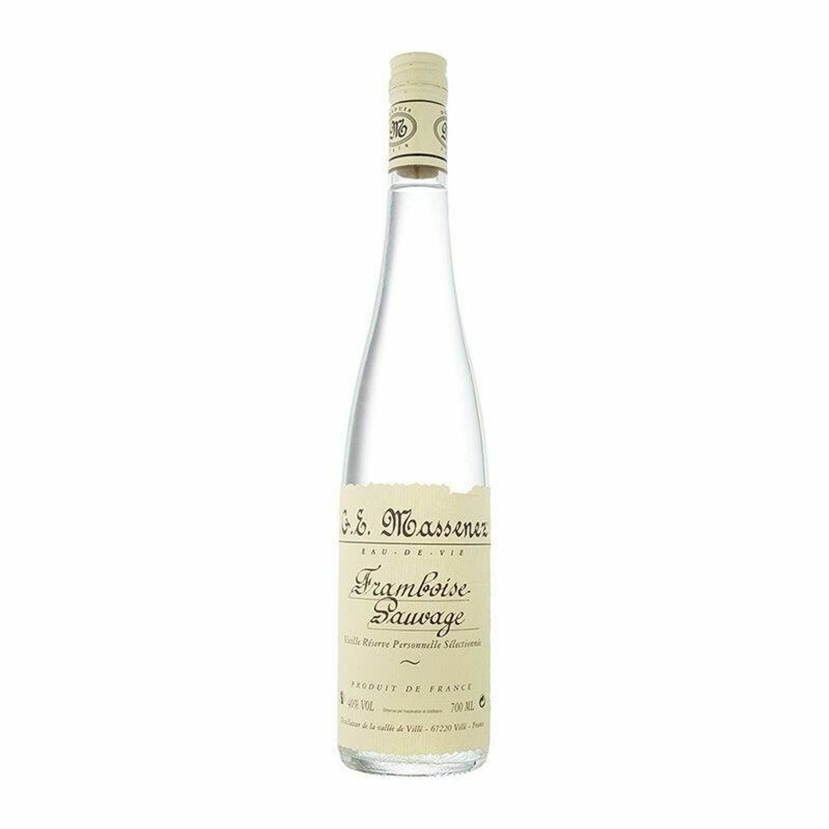 Massenez Eau De Vie Framboise Sauvage Fl 70