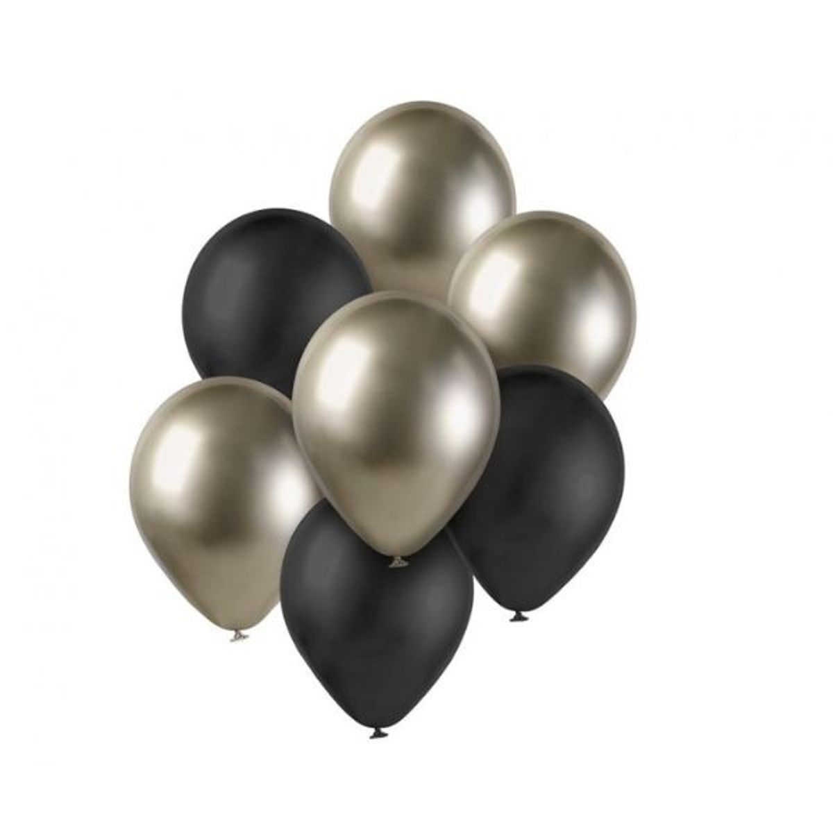 Ballonbuket B&C Prosecco-sort 7 Stk.