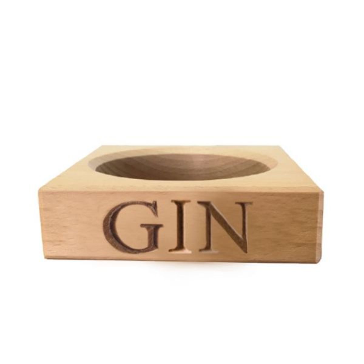 Gin Flaske Holder Birketræ