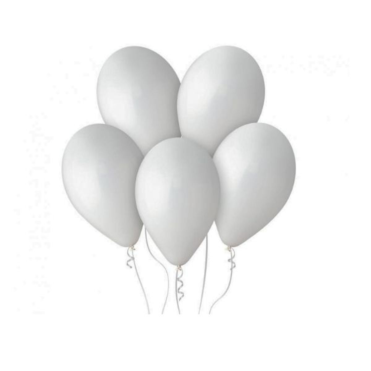 Ballon G110 Pastel 12 Hvid 100 Stk.