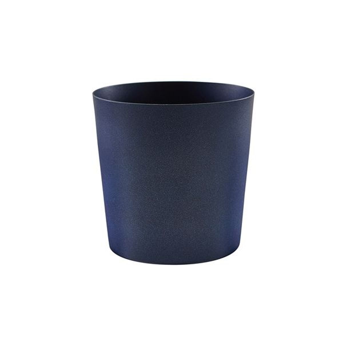 Metallic Blue Serveringskop Fra Genware 8,5 x 8,5 Cm