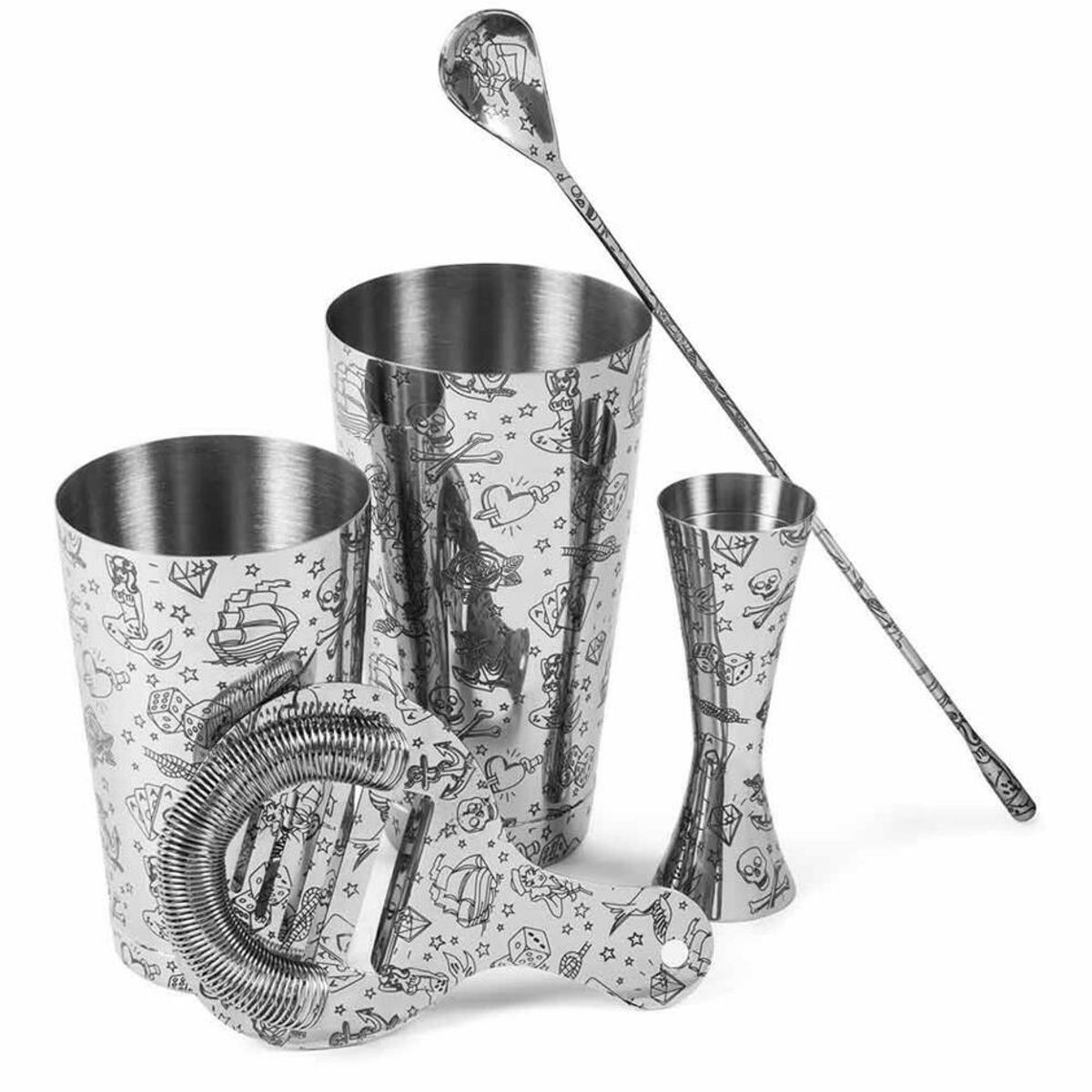 Tattoo 5 Piece Cocktail Set