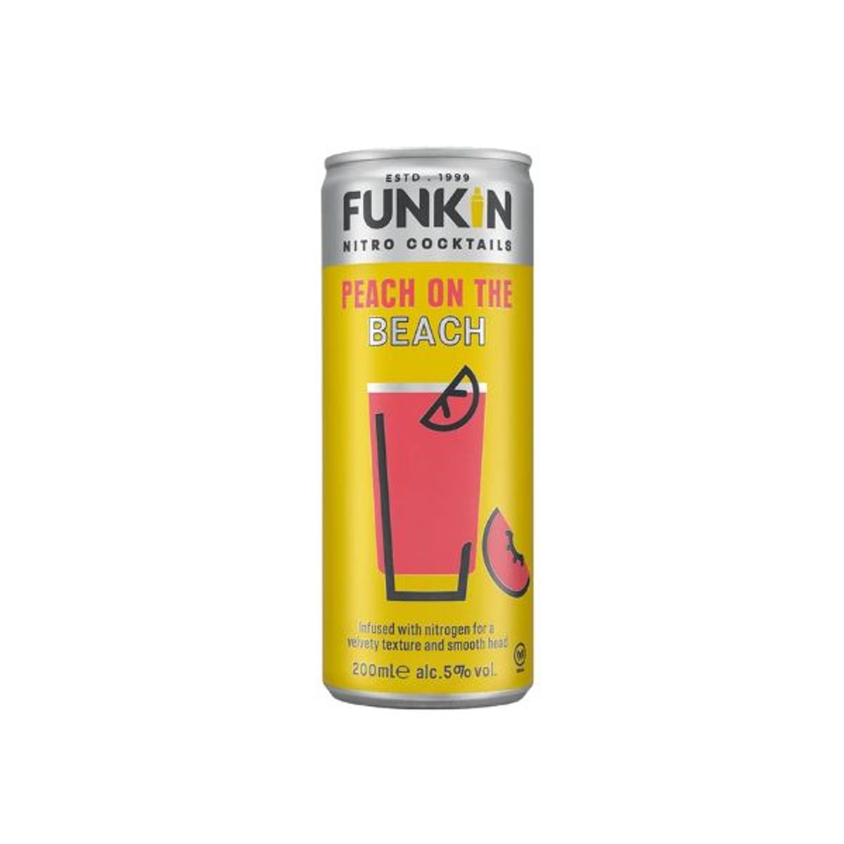 Funkin Peach On The Beach Cocktail Rtd