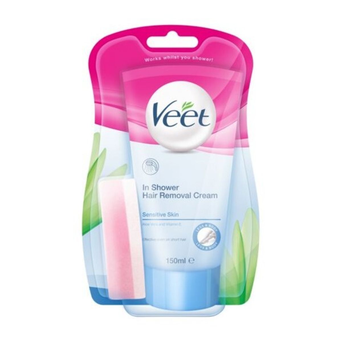 Veet - In Shower Sensitive Hårfjerningscreme - 150 ml