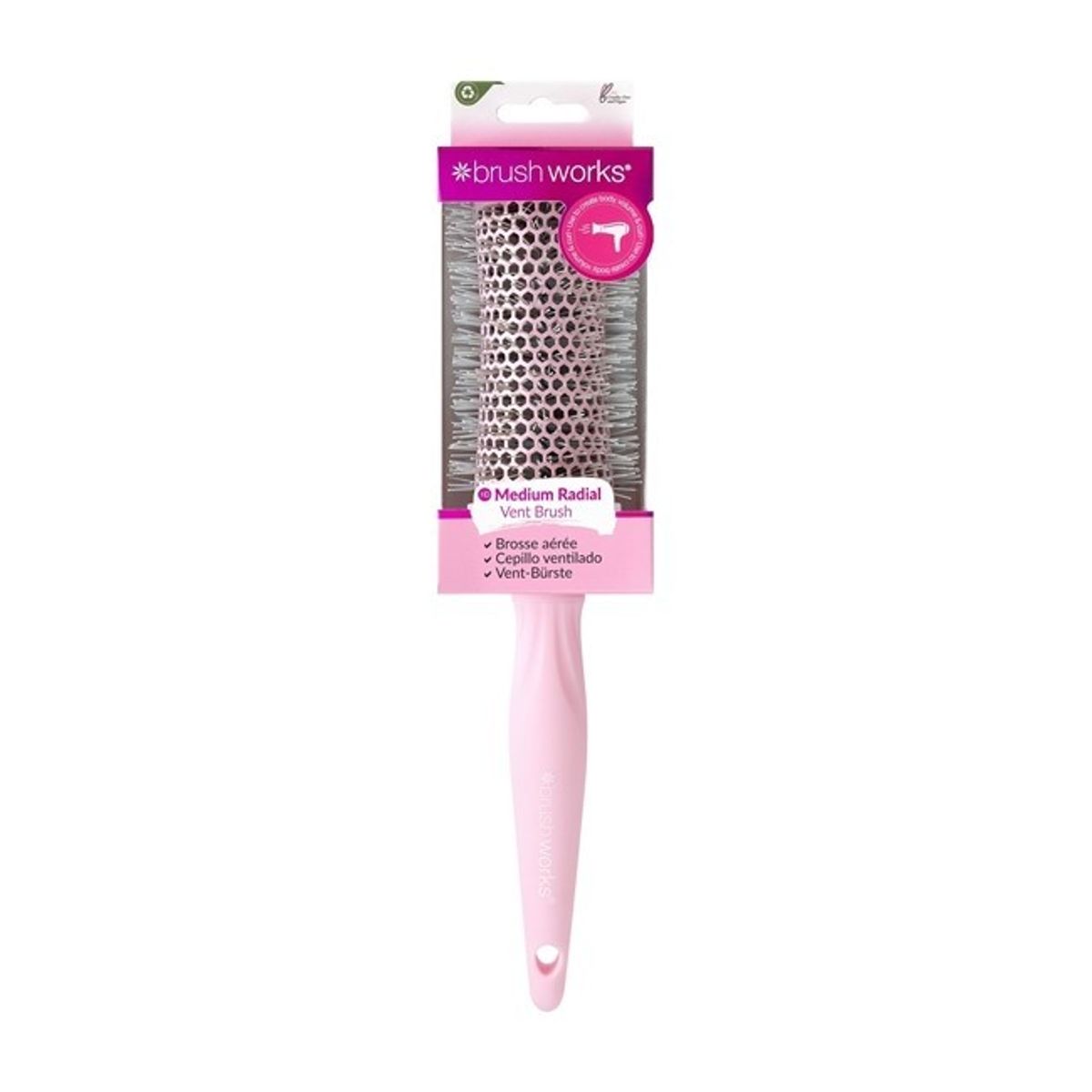 BrushWorks - Medium Radial Blow Dry Vent Brush