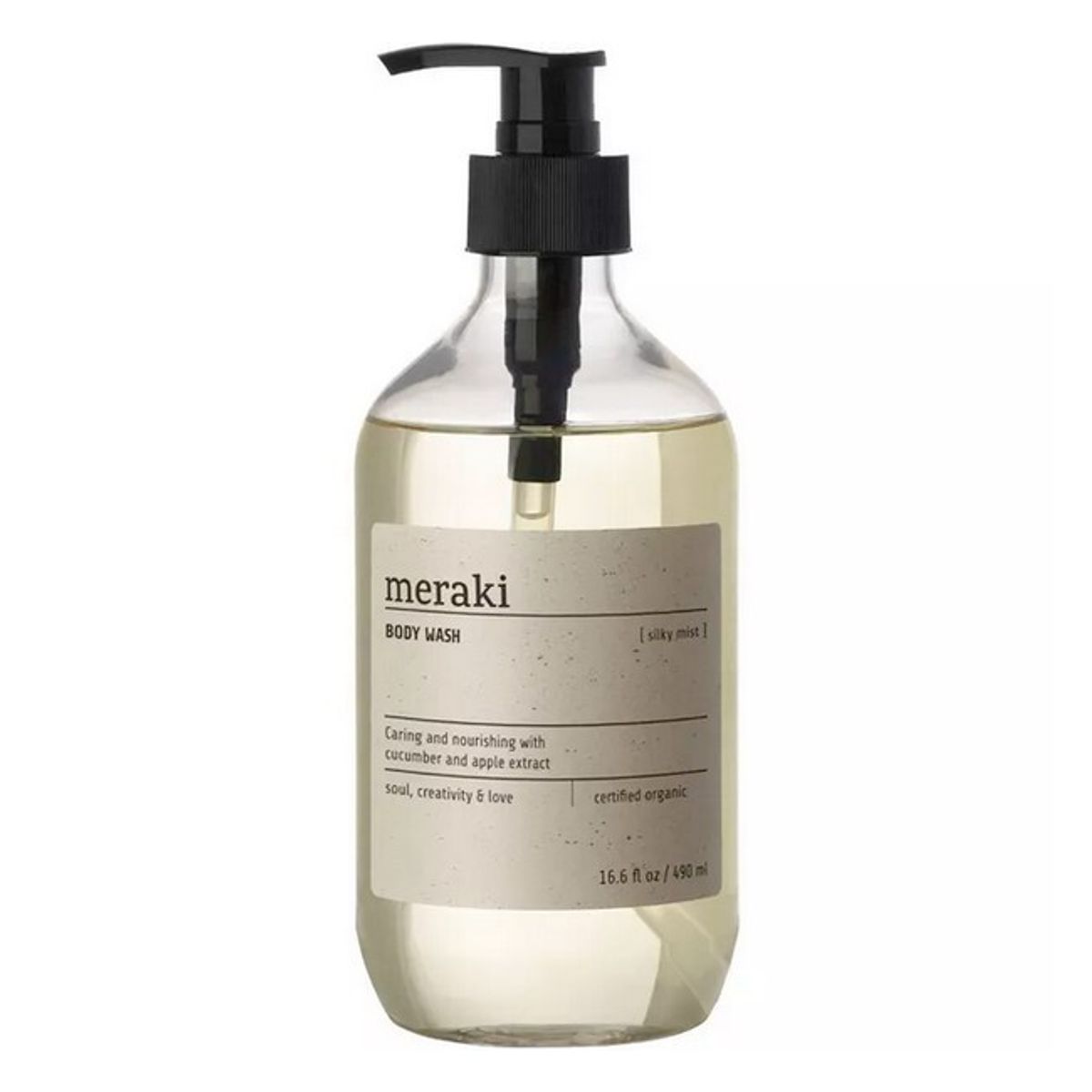 Meraki - Body Wash Silky Mist - 490 ml