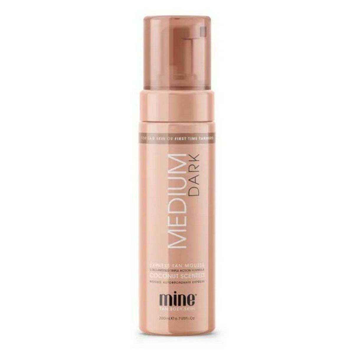 MineTan - Medium Dark Self Tan Mousse - 200 ml