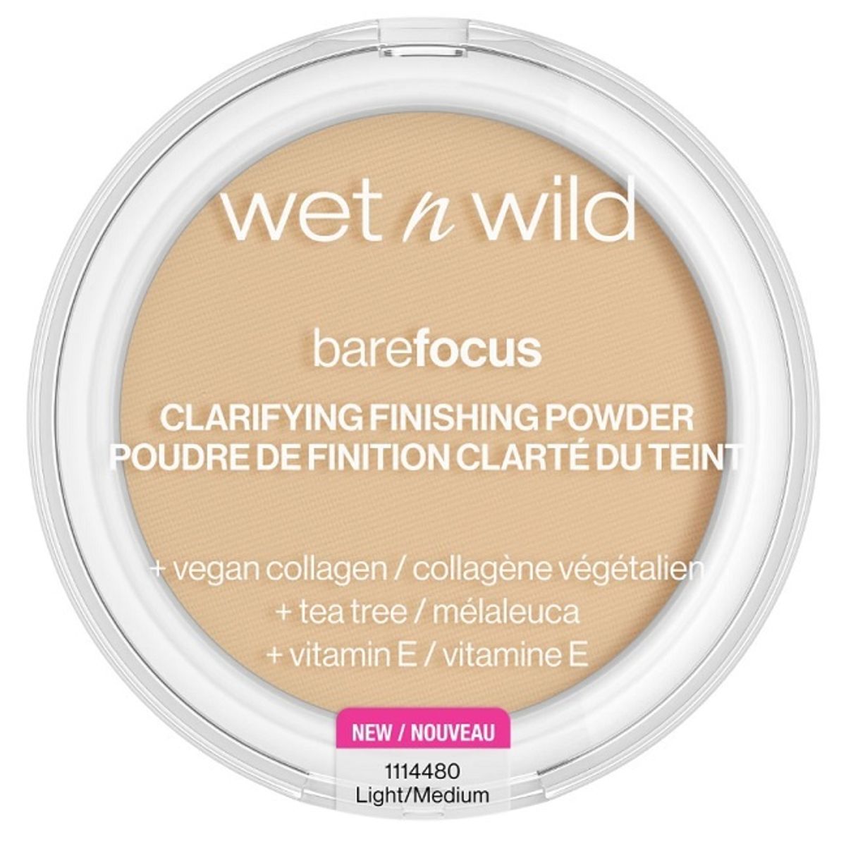 Wet n Wild - Bare Focus Clarifying Finishing Powder Light Medium - 7,8 g