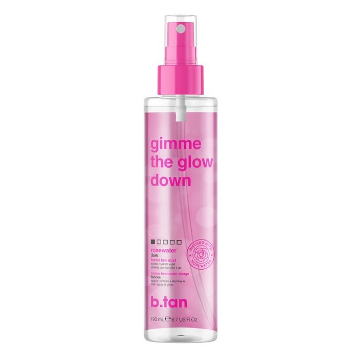 b.tan - Gimme The Glow Down Face Tan Mist - 190 ml