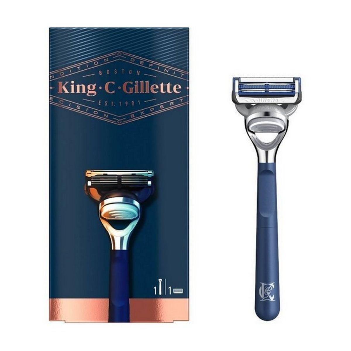 Gillette - King C. Neck Razor - 1 Stk