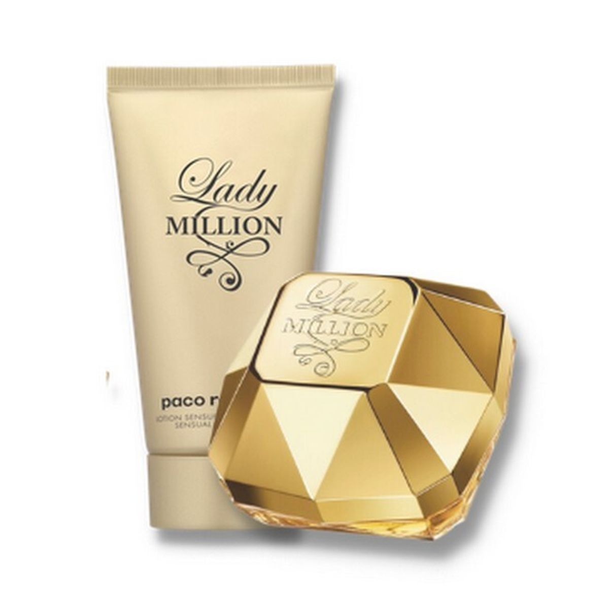 Paco Rabanne - Lady Million Eau de Parfum Sæt - 30 ml Edp & Body Lotion