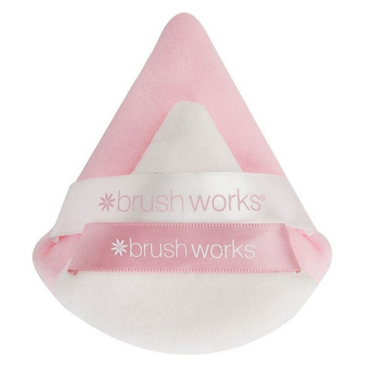 Brushworks - Triangular Powder Puff Duo 2 Pak