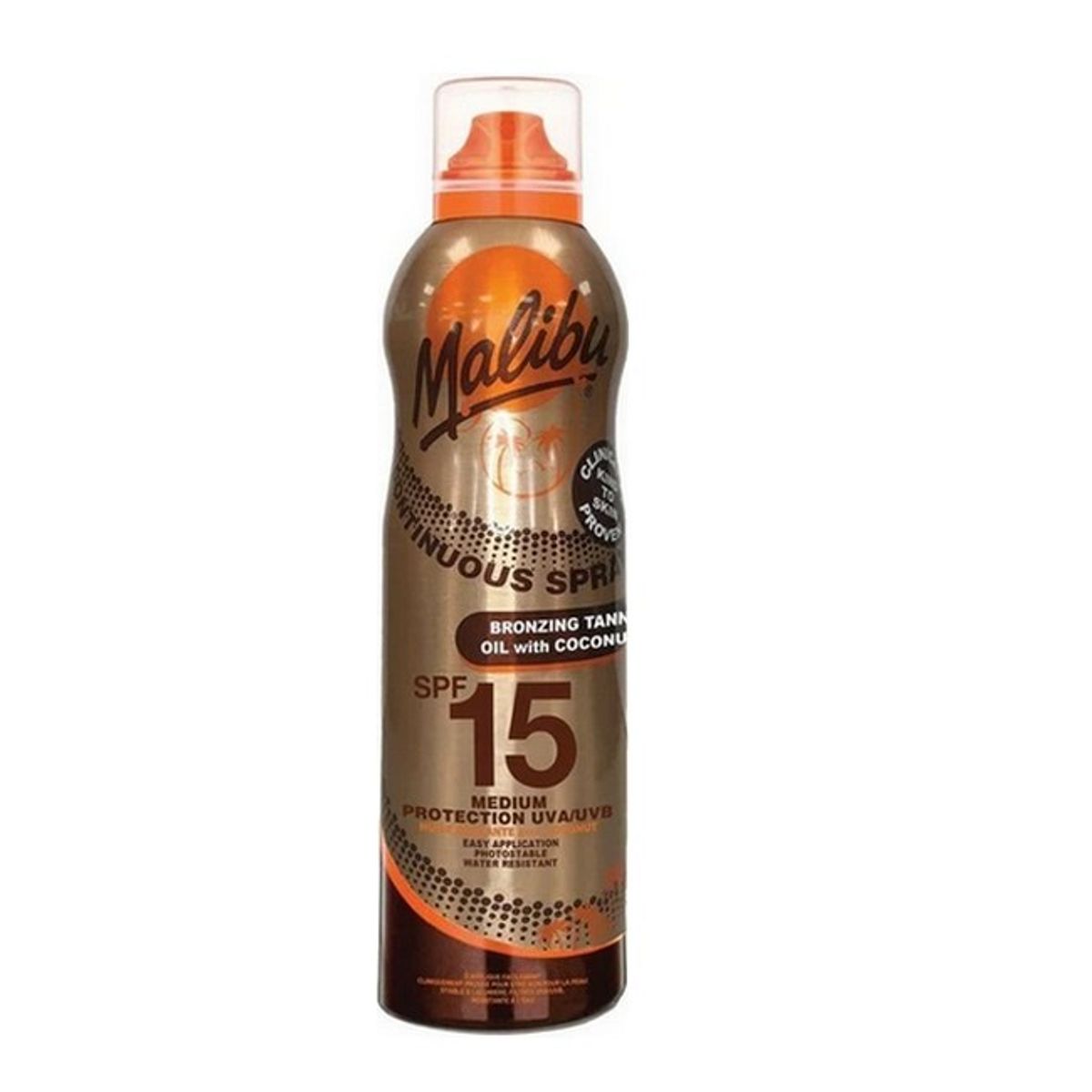 Malibu Sun - SPF15 Bronzing Oil Coconut Sun Spray - 175 ml