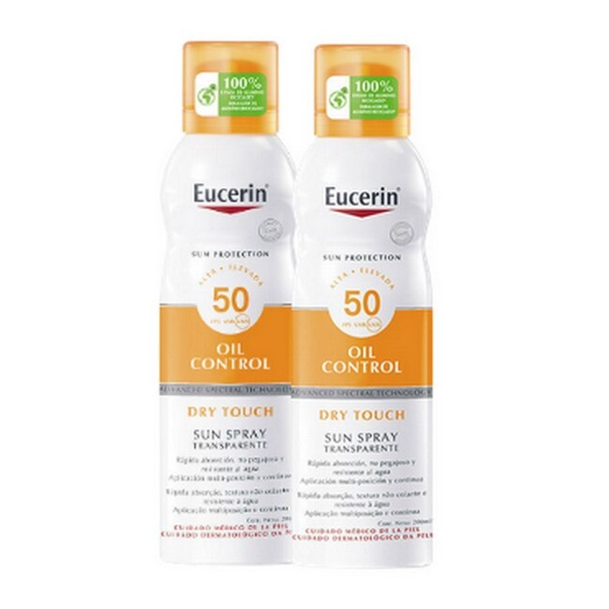 Eucerin - Sun Spray Oil Control Dry Touch SPF50 - 2 x 200 ml