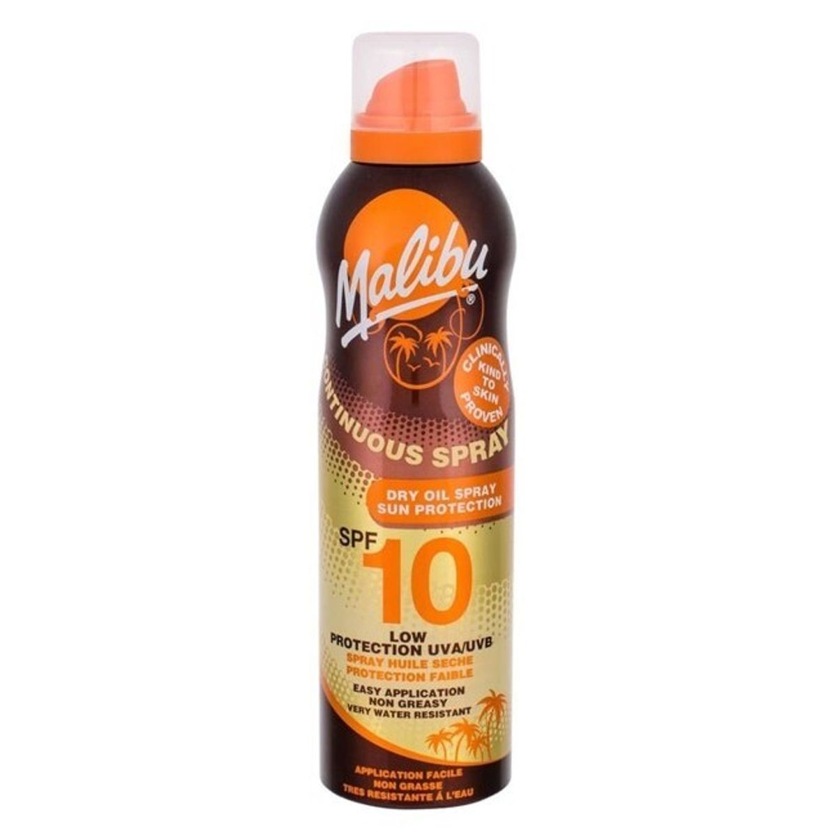 Malibu Sun - Continous Dry Oil Sun Spray SPF10 - 175 ml