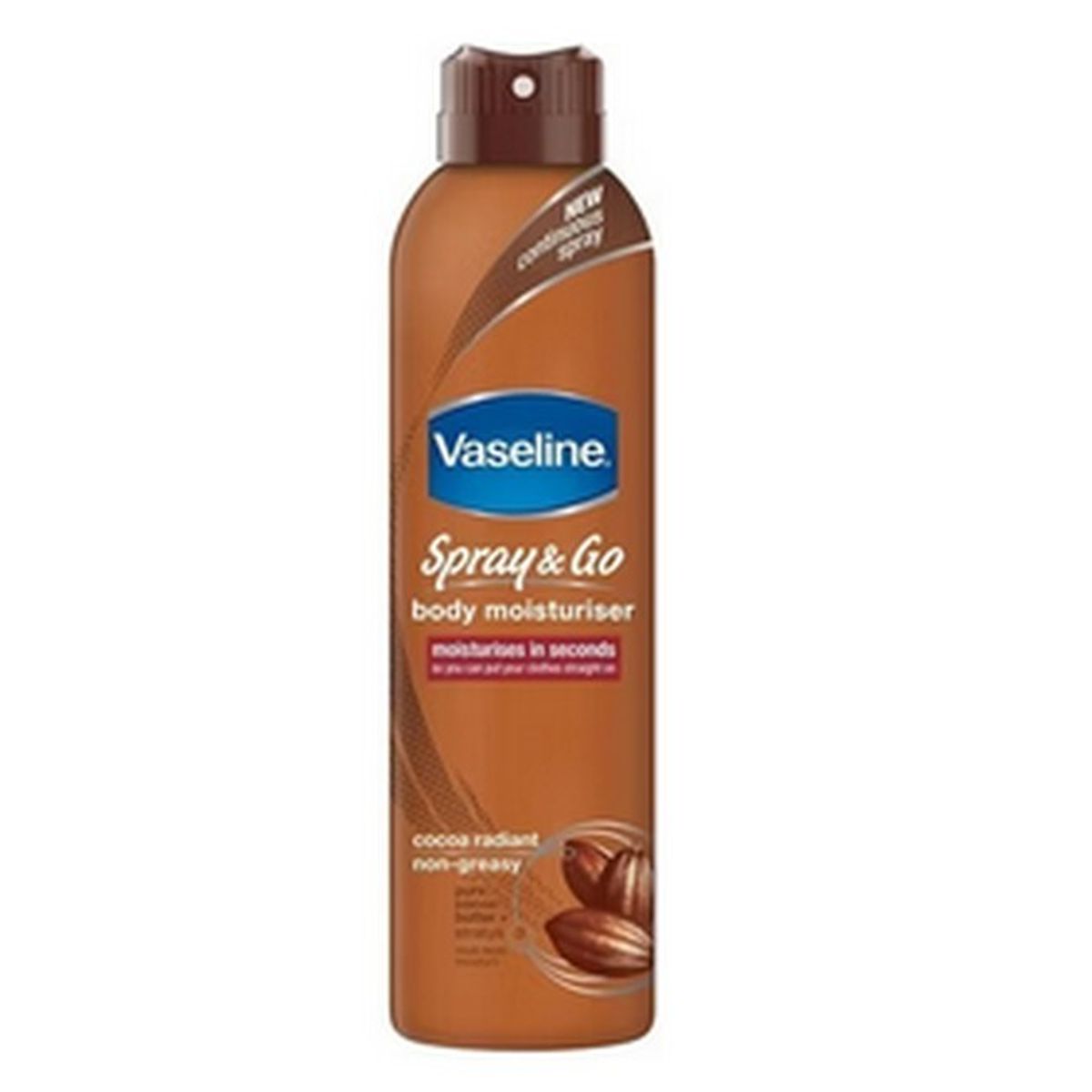 Vaseline - Intensive Care Cocoa Glow Moisturizing Spray Spray & Go - 190 ml