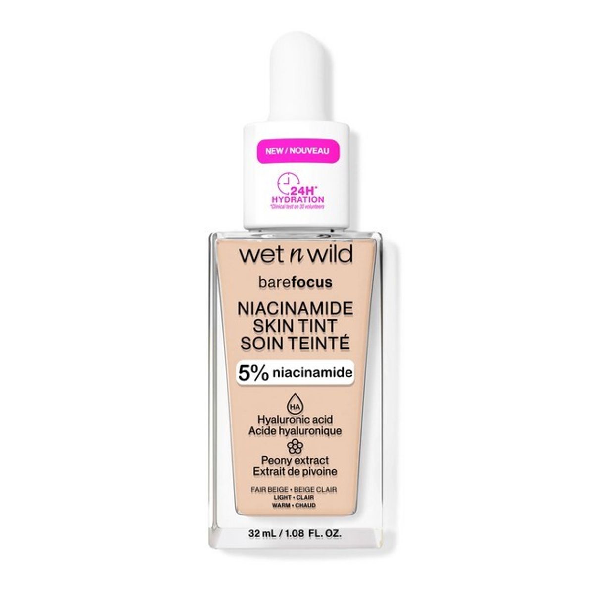 Wet n Wild - Bare Focus Niacinamide Skin Tint - Fair - 32 ml