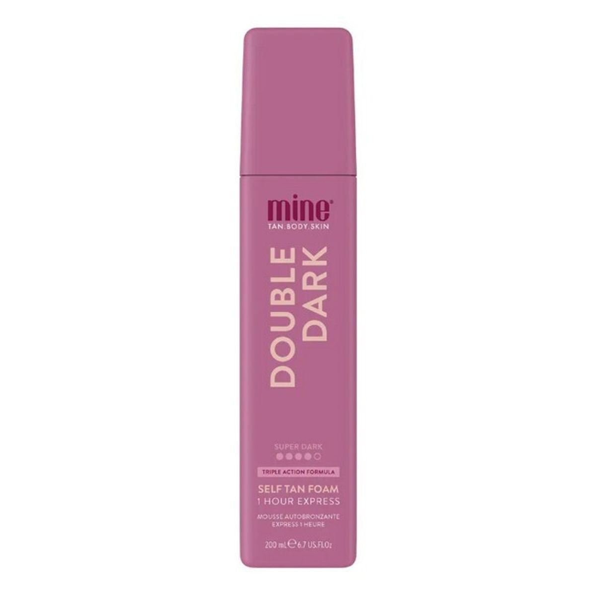 MineTan - Double Dark Self Tan Foam 1 Hour Express - 200 ml