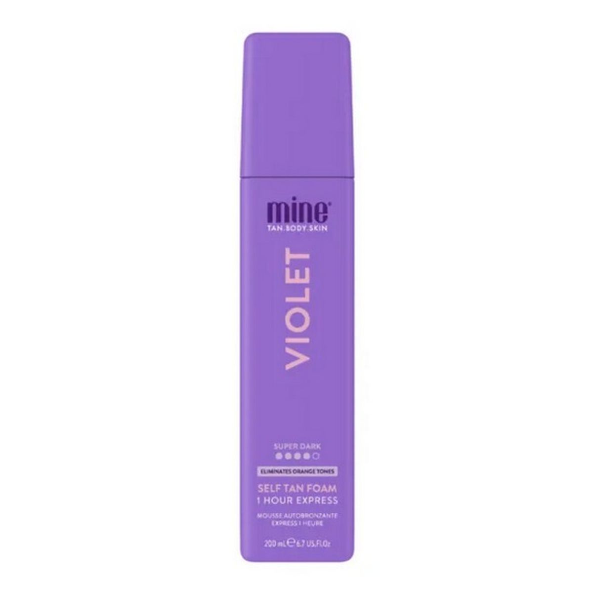 MineTan - Violet Self Tan Foam Color Base - 200 ml