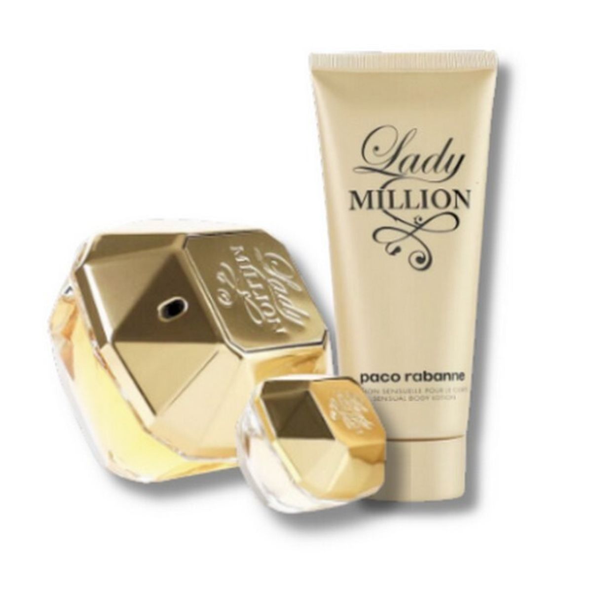 Paco Rabanne - Lady Million Gaveæske 80 ml Edp + Mini + ´Body Lotion