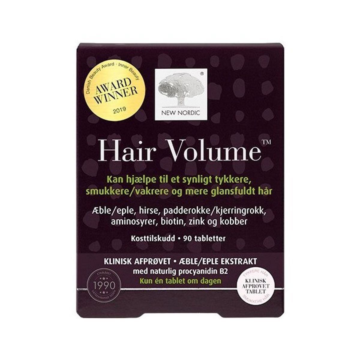 New Nordic - HairVolume - 90 Tab